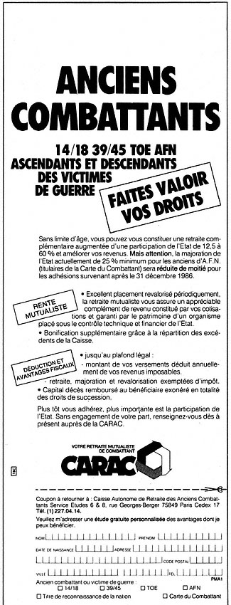 Publicité Zzdivers_BAN5 1985