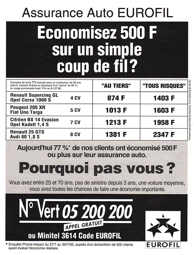 Publicité Zzdivers_BAN5 1992