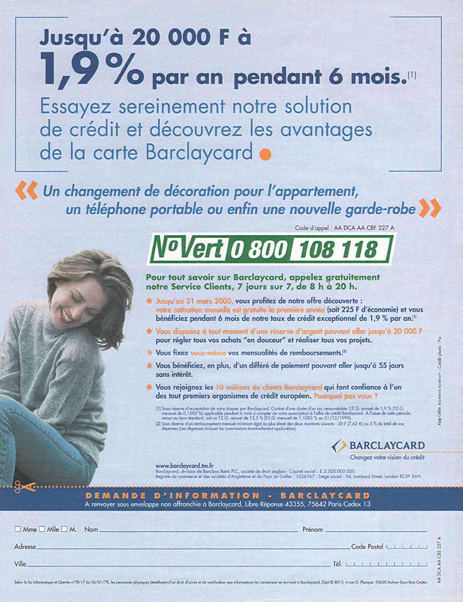 Publicité Zzdivers_BAN5 2000