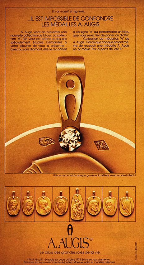 Publicité Augis 1975