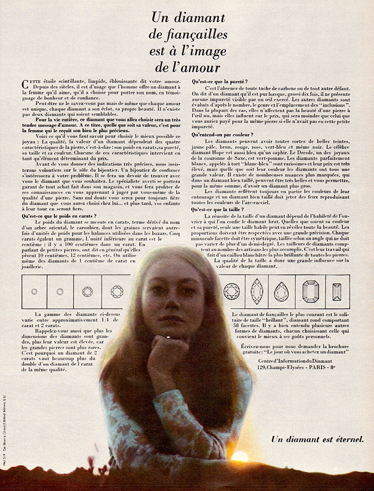 Publicit� Diamant 1966