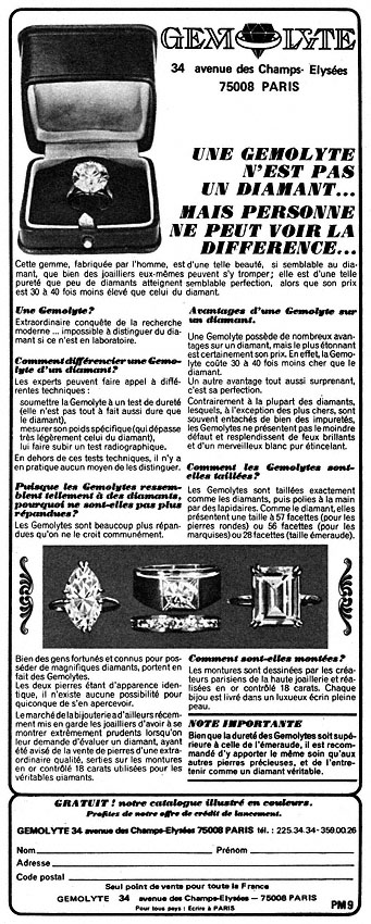 Publicité Diemlite 1973