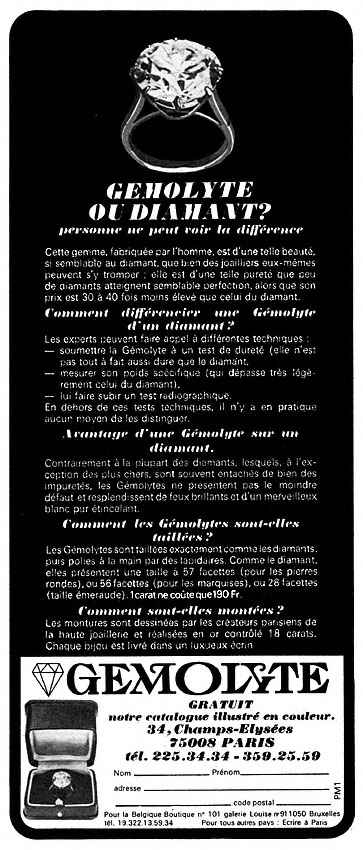 Publicité Diemlite 1974