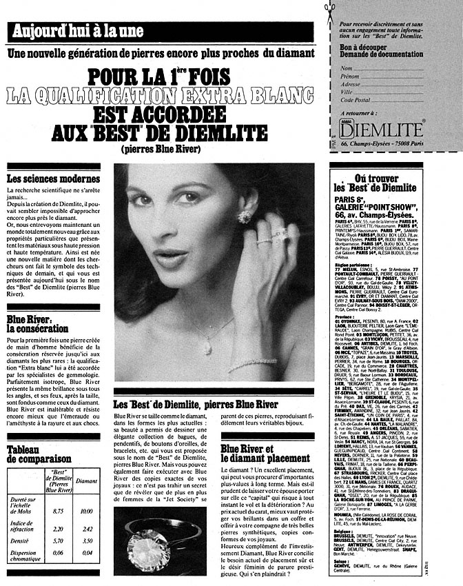 Publicité Diemlite 1980