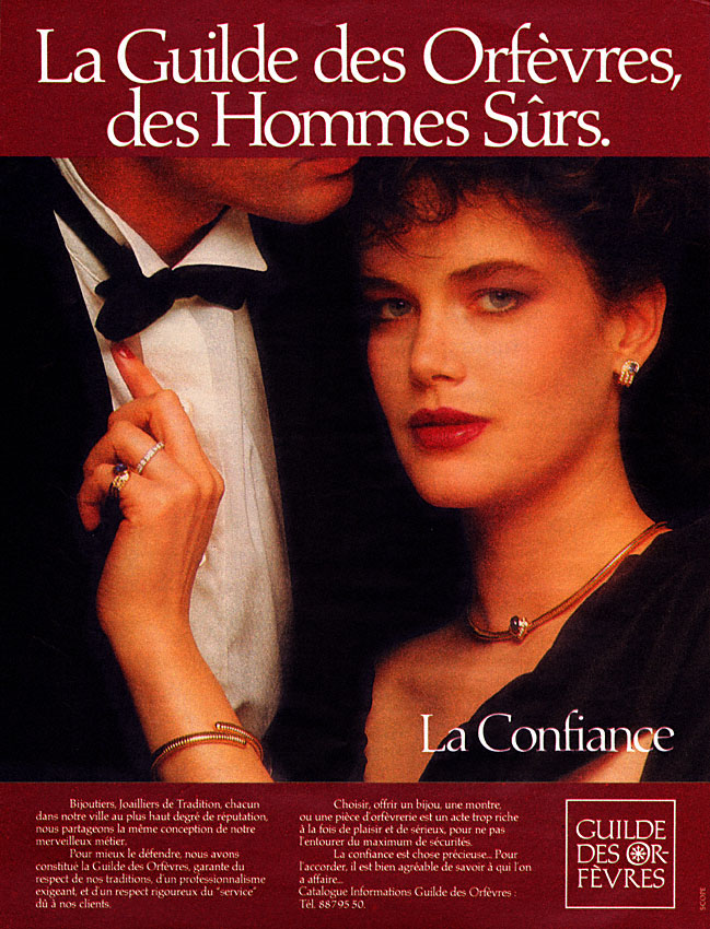 Publicit� Guilde des Orf�vres 1983