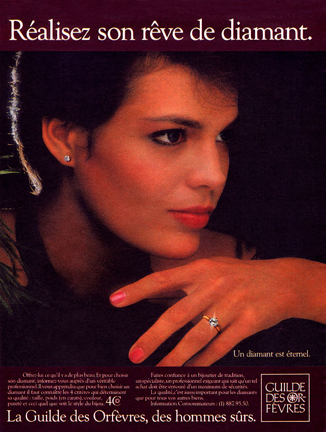 Publicité Guilde des Orfvres 1984