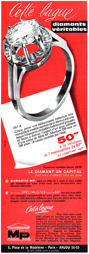 Publicité Mp 1962