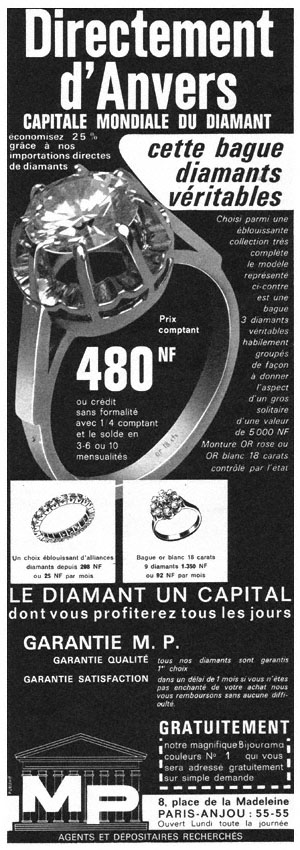 Publicité Mp 1962