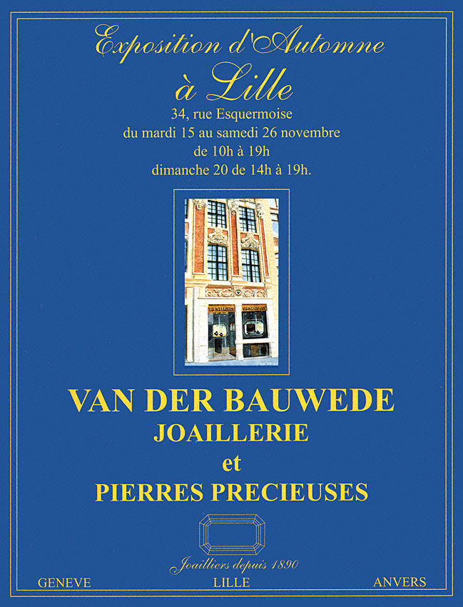 Publicité Van Der Bauwede 1994