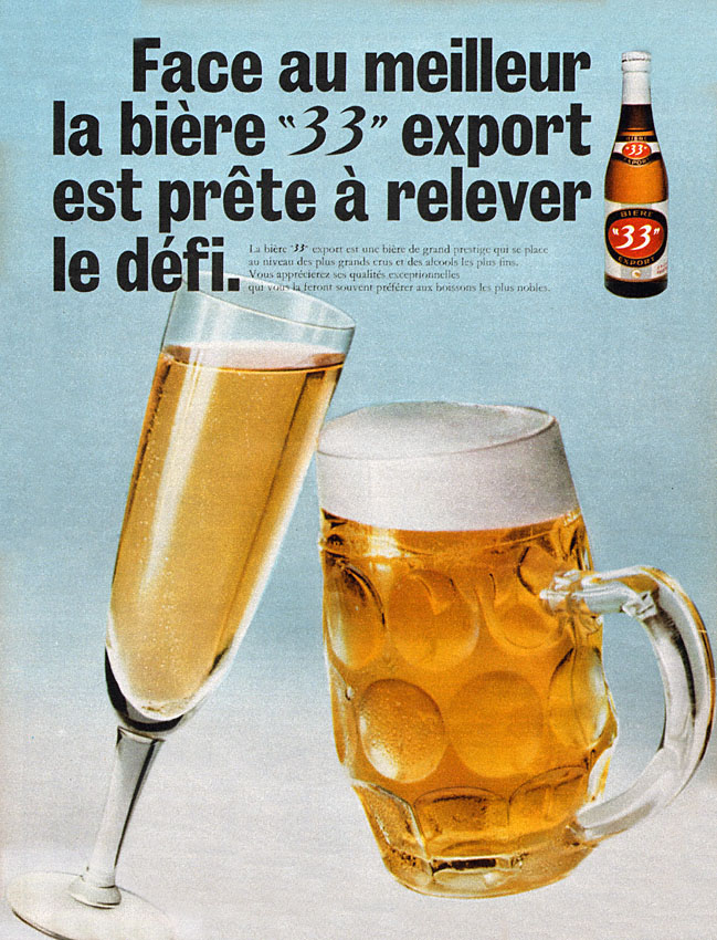 Publicité 33 export 1968