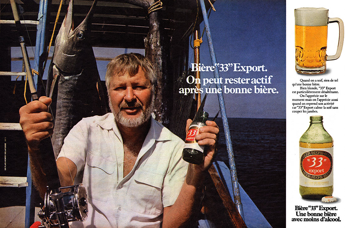 Publicité 33 export 1977