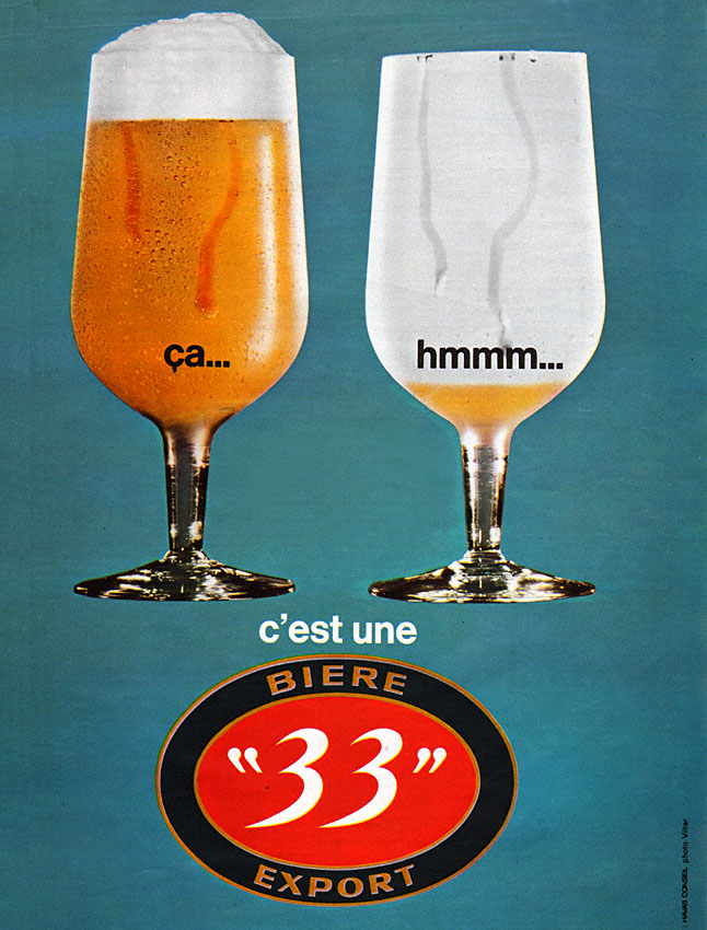 Publicité 33 export 1967