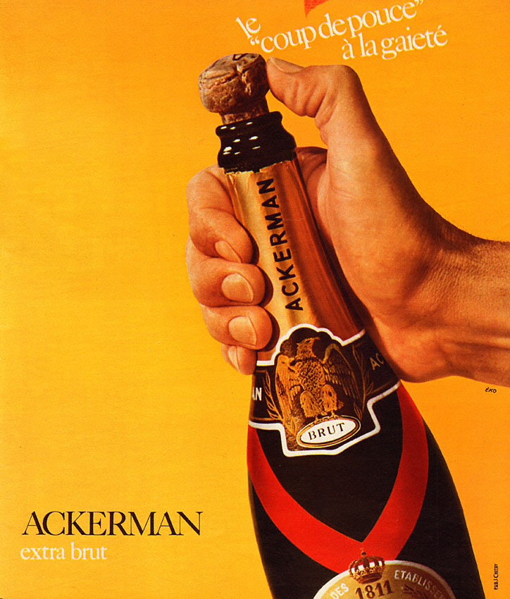 Publicité Ackerman 1972