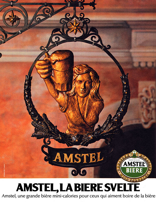 Publicité Amstel 1980
