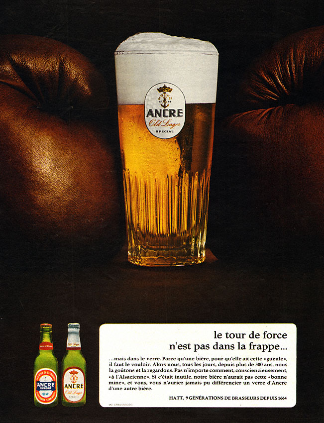 Publicité Ancre 1969