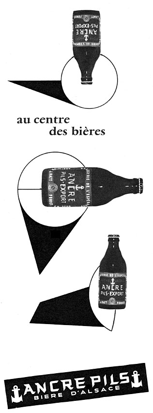 Publicité Ancre 1956