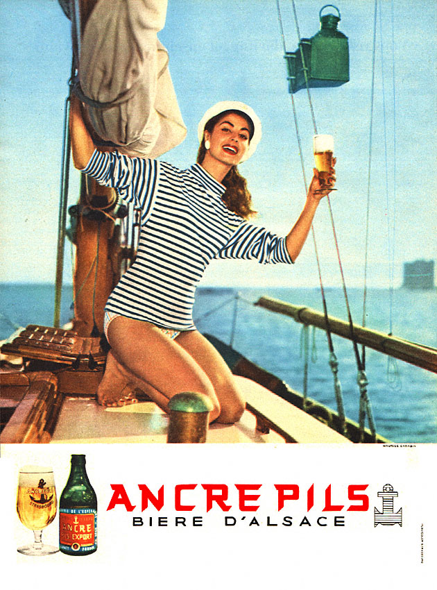 Publicité Ancre 1957