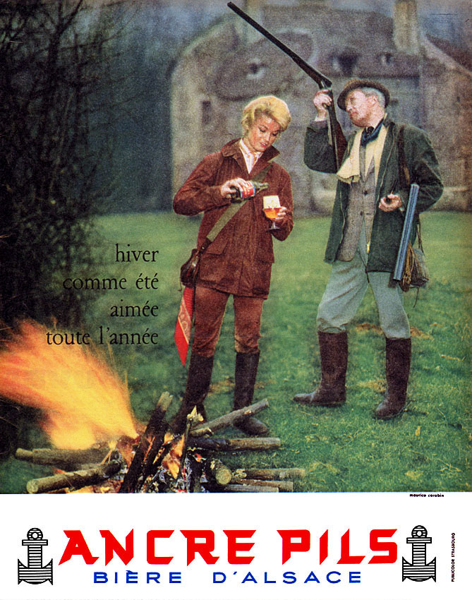 Publicité Ancre 1958