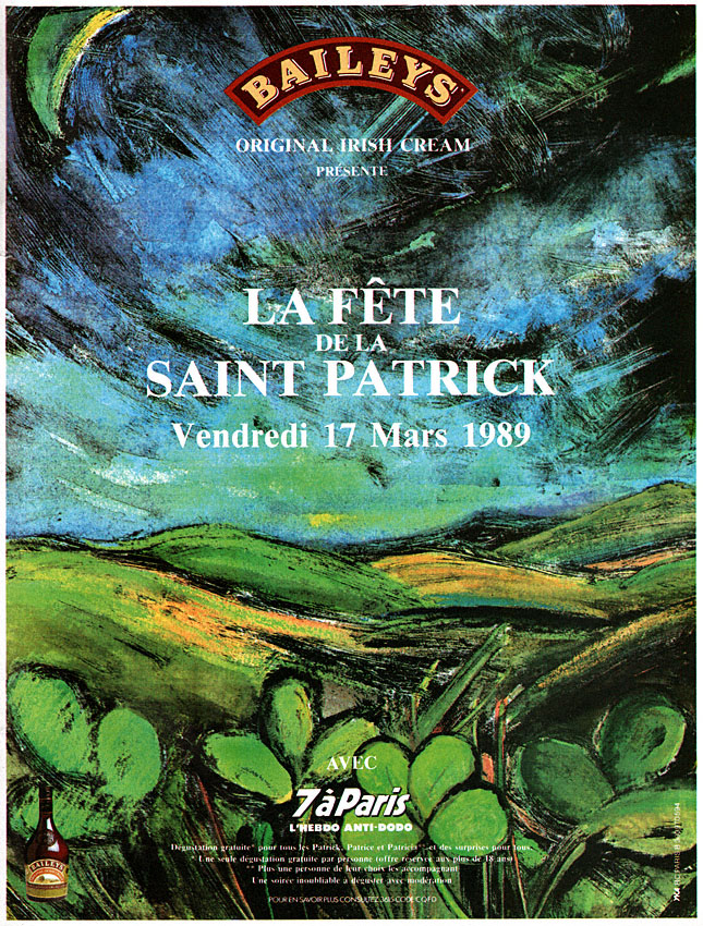 Publicité Baileys 1989