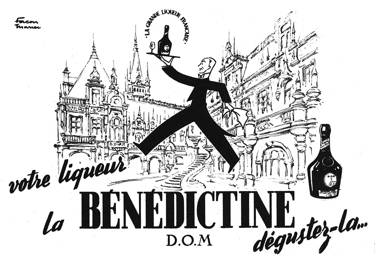 Publicité Bndictine 1951