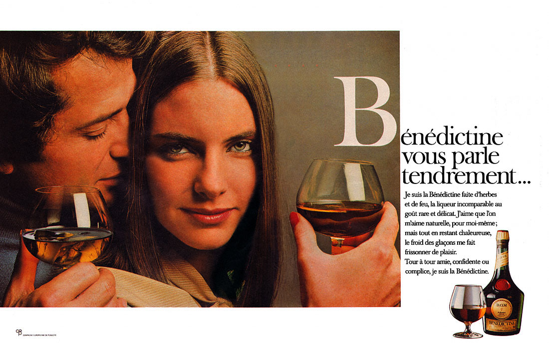 Publicité Benedictine 1980