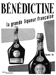 Publicit Bndictine 1957