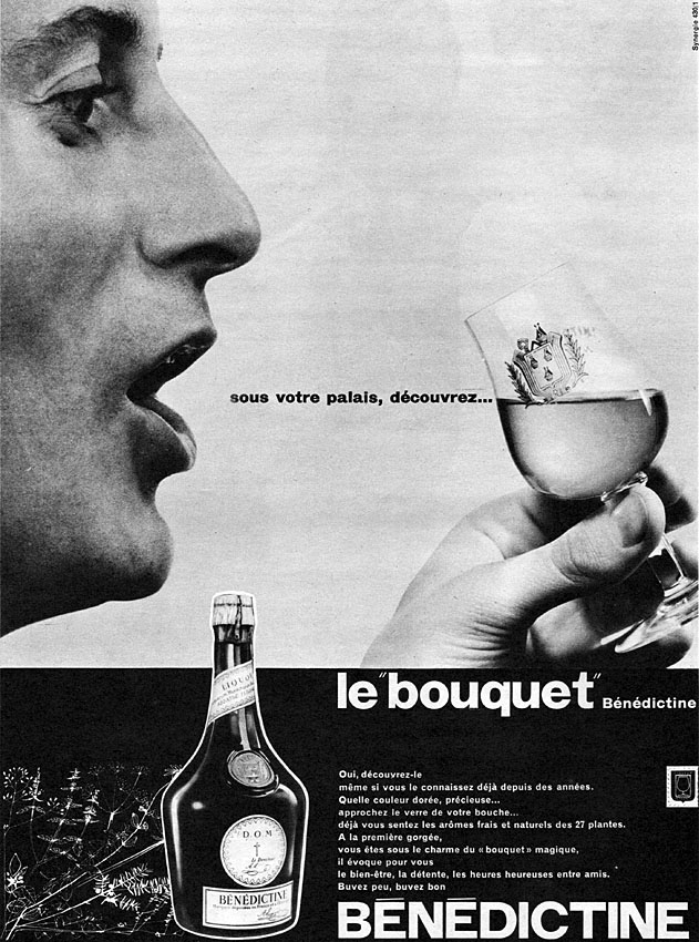 Publicité Bndictine 1960