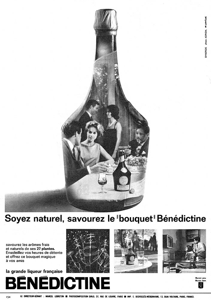 Publicité Benedictine 1961