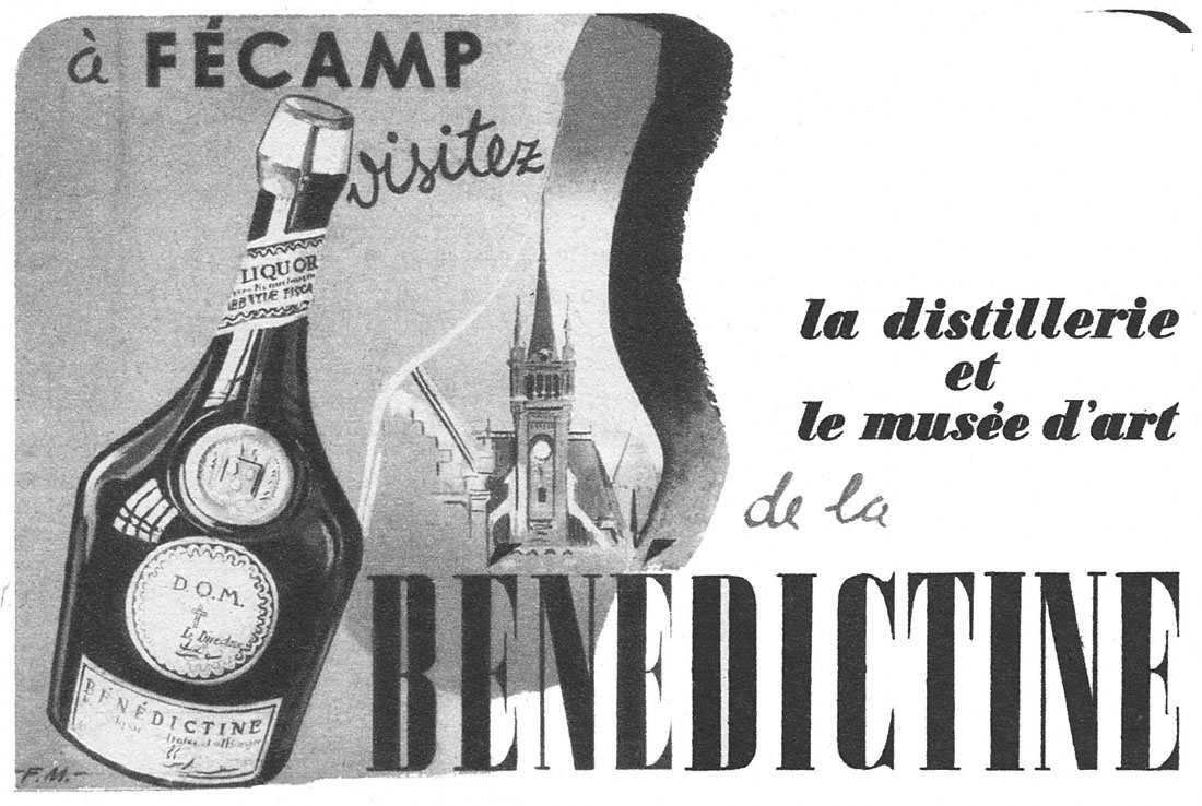 Publicité Bndictine 1950