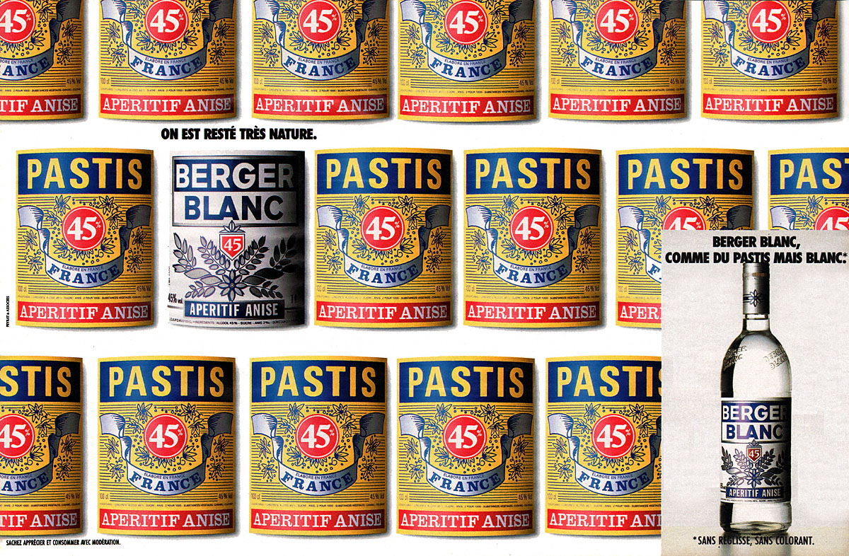 Publicité Berger 1989