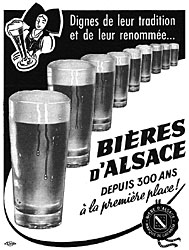 Marque Bires d'Alsace 1954