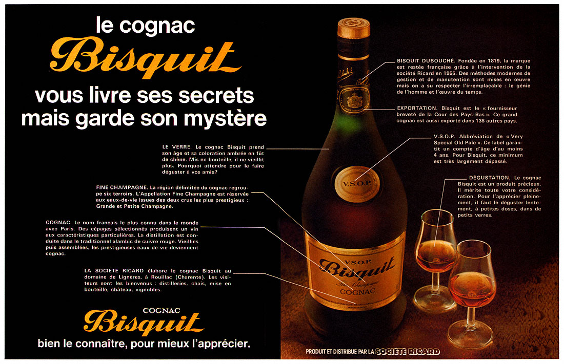 Publicité Bisquit 1980