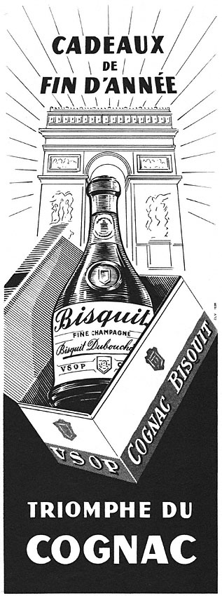 Publicité Bisquit 1953