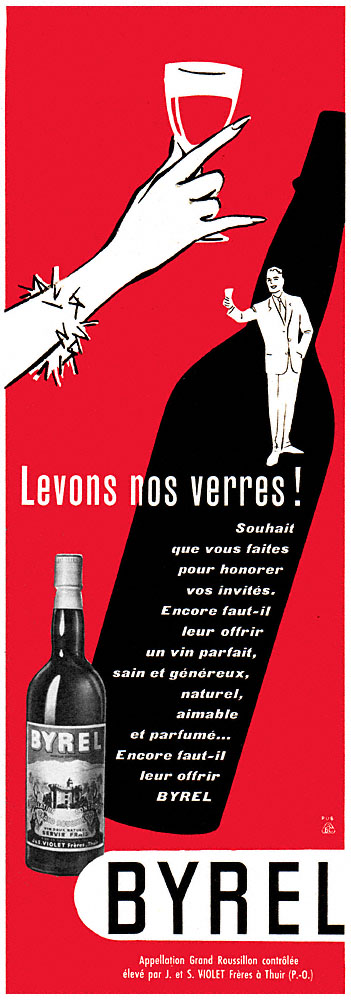 Publicité Byrel 1959