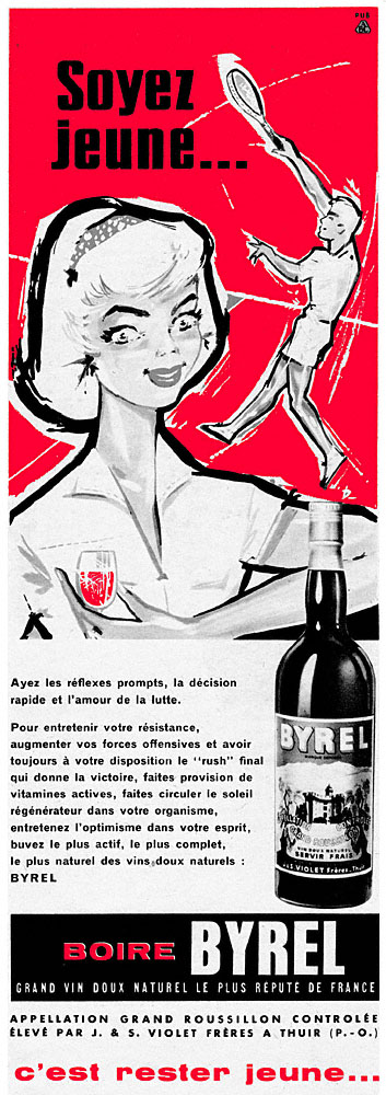 Publicité Byrel 1960