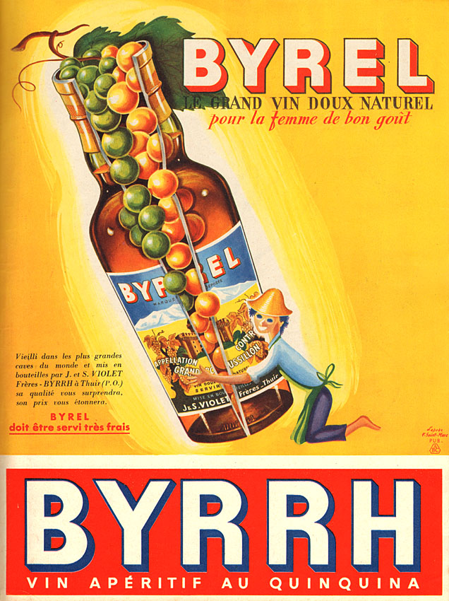 Publicité Byrrh 1956