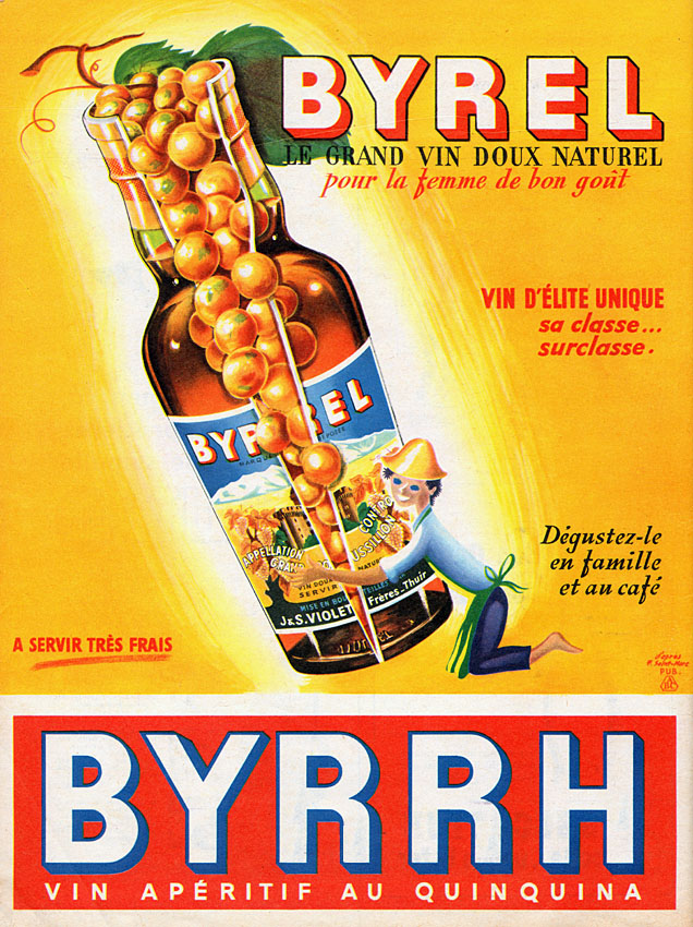 Publicité Byrrh 1958