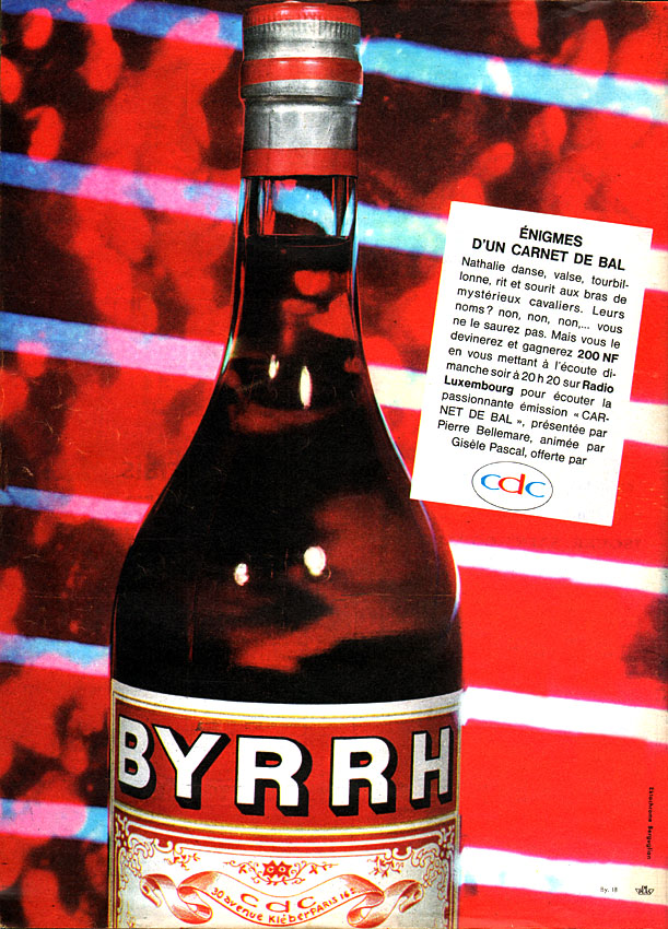 Publicité Byrrh 1961