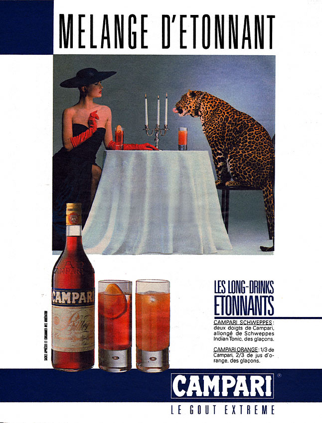 Publicité Campari 1985