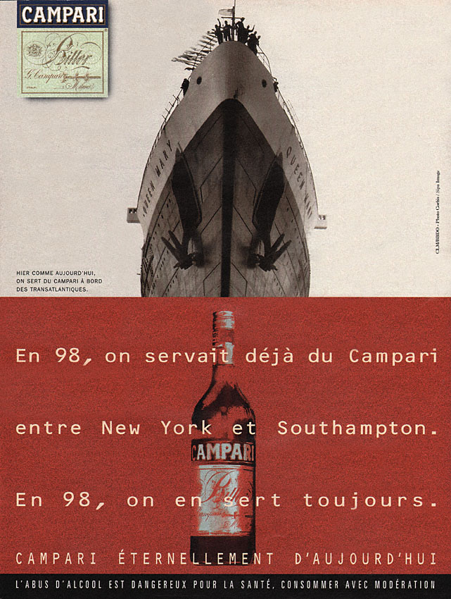 Publicité Campari 1998