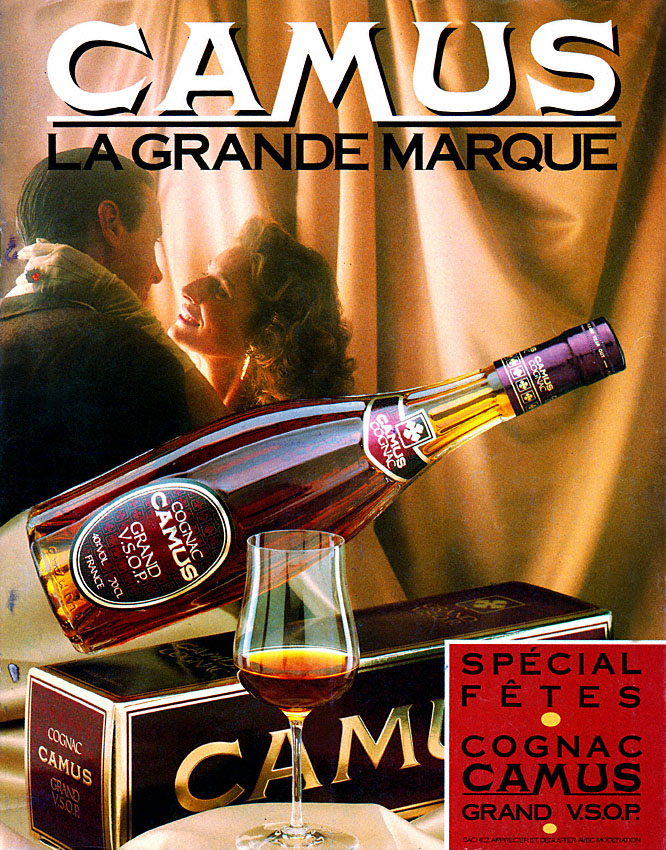 Publicité Camus 1988