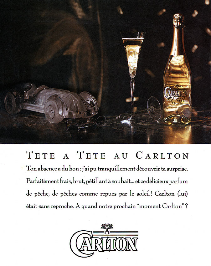 Publicité Carlton 1987