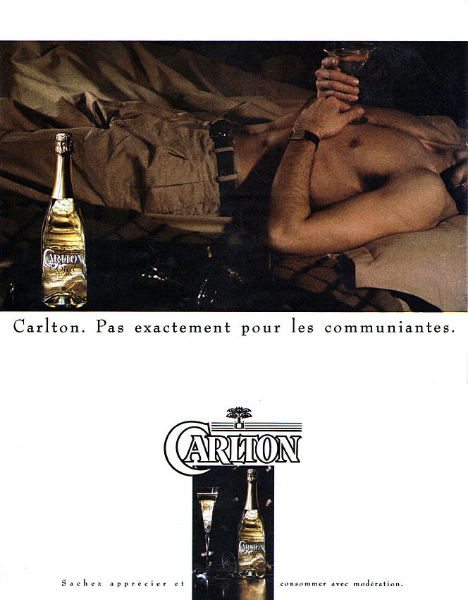 Publicité Carlton 1988