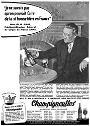 Publicit Champigneulles 1959