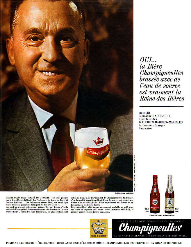 Publicité Champigneulles 1966