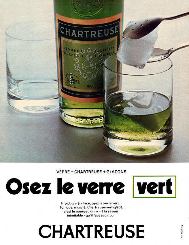 Publicité Chartreuse 1969