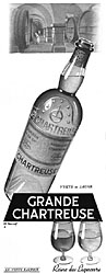 Publicit Chartreuse 1953