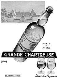 Publicit Chartreuse 1954