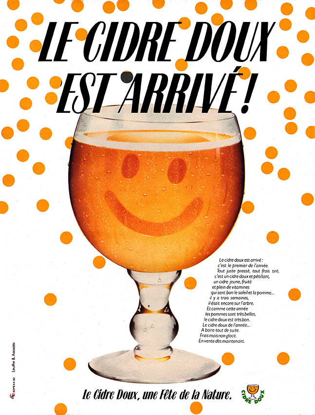 Marque Cidre doux 1982