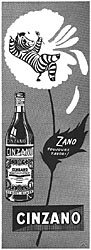 Marque Cinzano 1952